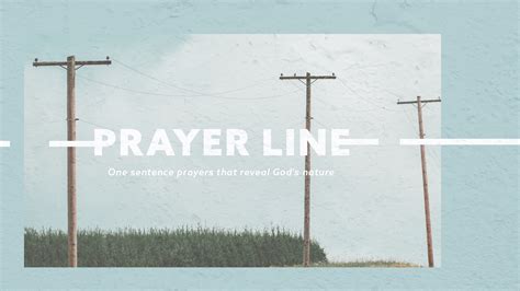 Prayer Line | The Chapel