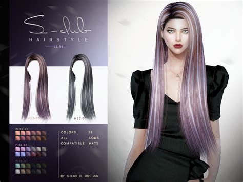 Sims 4 resource female hair - catbing