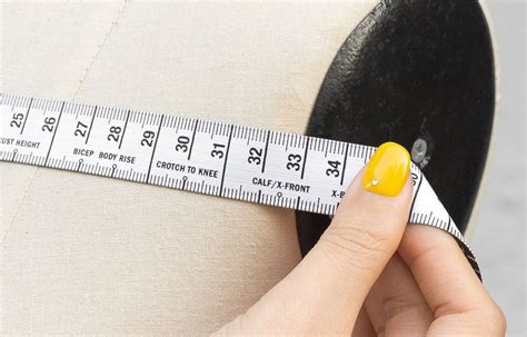 fashionary... a preprinted measuring tape with body measurements and ...