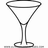 Martini Glass Coloring Page  Free martini For Kids sketch template
