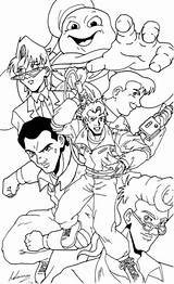 New Big Ghostbusters Coloring Page  Free Printable Pages sketch template