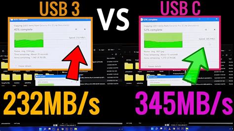 USB Type-C vs. USB 3.0 Speed Test | Which is Faster? - YouTube