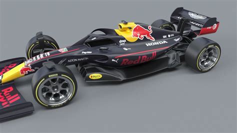 3D model f1 redbull 2021 - 2023 concept VR / AR / low-poly | CGTrader