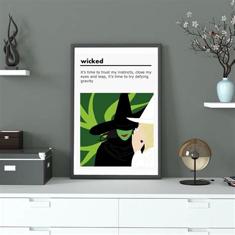 Wicked Musical Poster / Print - Etsy UK