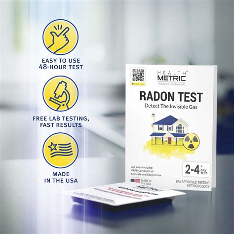 Radon Test Kit for Home | Health Metric