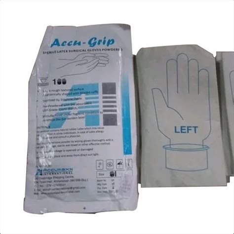 White Sterile Latex Surgical Gloves at Best Price in New Delhi | Image ...