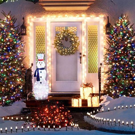 45+ Christmas Lights Decorations To Let Outdoor Area Twinkle