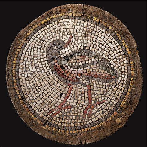 A Byzantine Mosaic Roundel, Syria, 5th/6th Century A.D. depicting in multicolored tesserae a ...