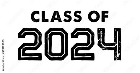 Class Of 2024 Vector, T shirt Design Stock Vector | Adobe Stock