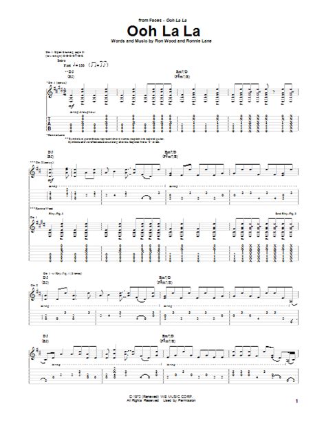 Ooh La La by Faces - Guitar Tab - Guitar Instructor