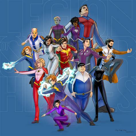 The Legion of Super-heroes by arunion on DeviantArt