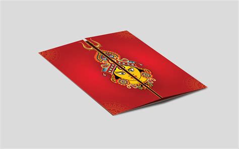 Durga Puja Invitation Card :: Behance