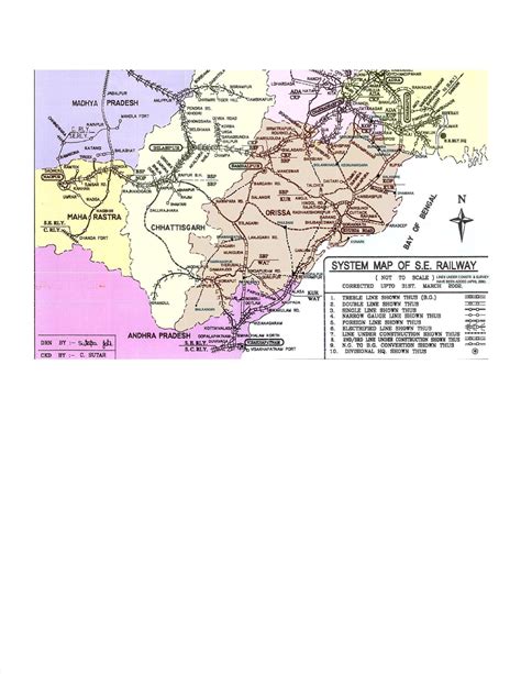 Orissa Railway Map - orissa india • mappery