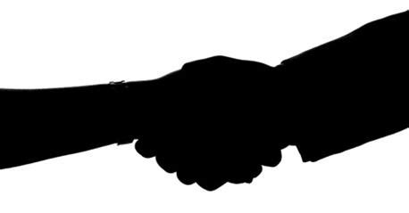 Free People Shaking Hands Silhouette, Download Free People Shaking ...