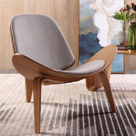 Scandinavian Lounge Chair - Shell Collection - Nordic Style Decor