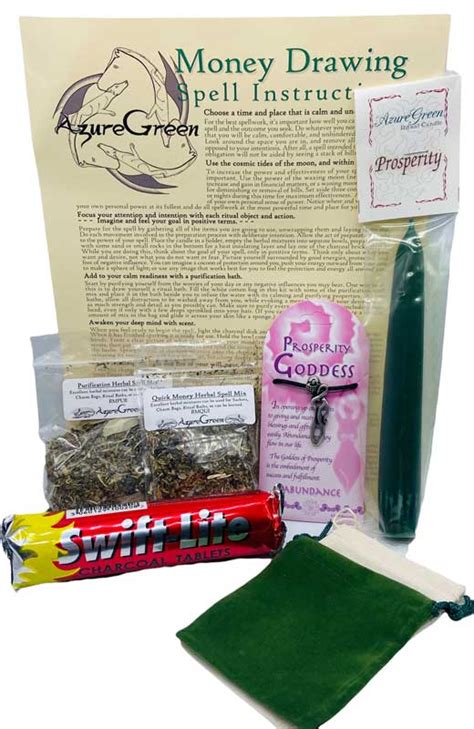 Money Drawing Ritual Kit-Azuregreen