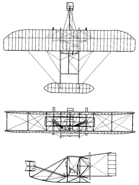 Wright Brothers Plane Blueprints