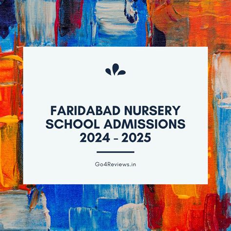 School admissions Faridabad 2024-25 | Go4 School Reviews and More