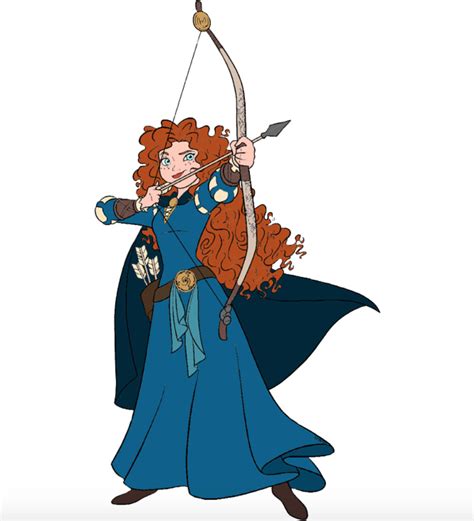 Merida with her bow and arrow | Merida disney, Merida brave, Christmas ornaments
