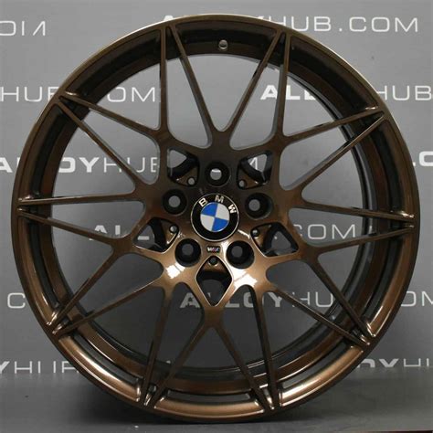 Genuine BMW 666M Sport Competition M3 M4 F80 F82 20 Inch Alloy Wheels With Bronze Finish ...