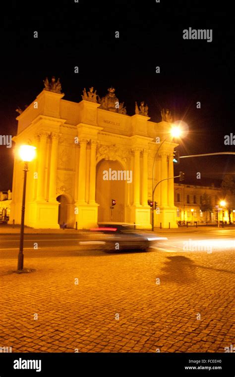 Old Town At Night Stock Photo - Alamy