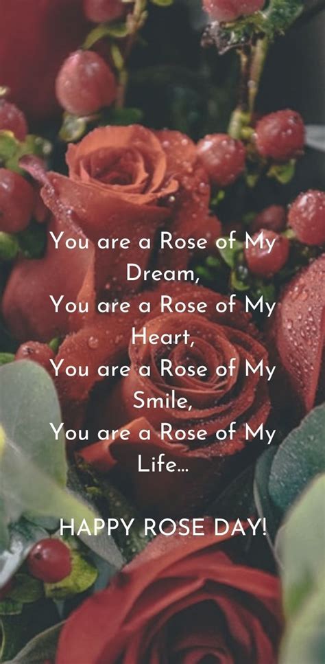 Happy Rose Day Quotes for Boyfriend Husband Him Girlfriend Beautiful Ros… | Happy valentines day ...