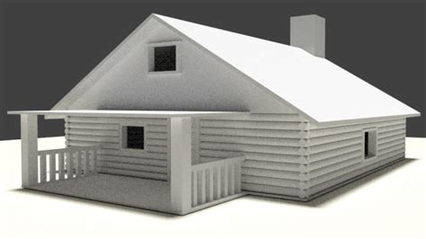 Simple House Free 3D Model - .blend - Free3D