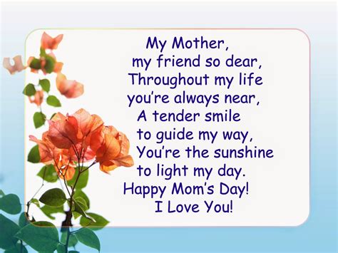 Mothers day Poems from daughter | Mother's Day Images | Pinterest | Poem and Daughters