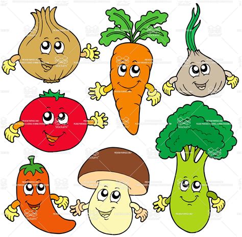 Vegetables Cartoon Cute | Clipart Panda - Free Clipart Images