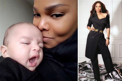 Janet Jackson shares first picture of her adorable baby son Eissa as she lovingly kisses his head