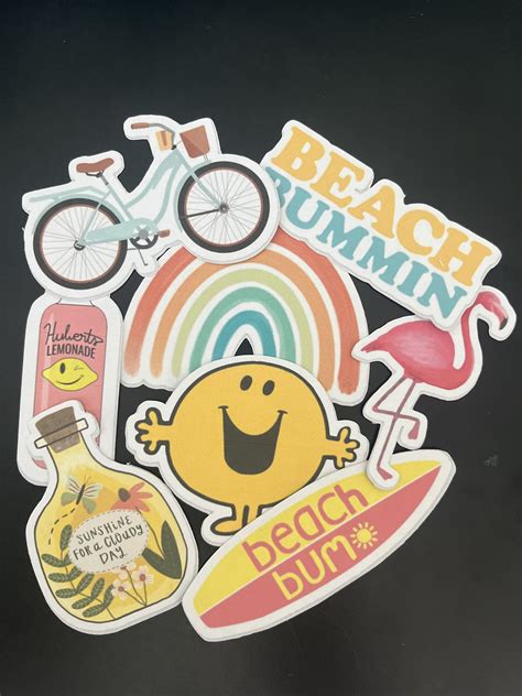 Summer Aesthetic Assorted Stickers - Etsy