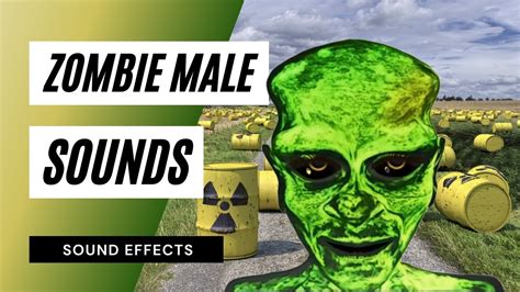 Zombie Male Sounds - zombies sound effect - zombie male pain - YouTube