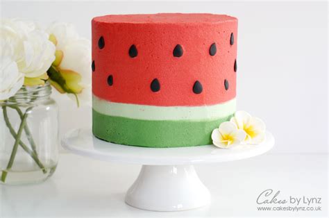 Watermelon Cake Tutorial - Cakes by Lynz