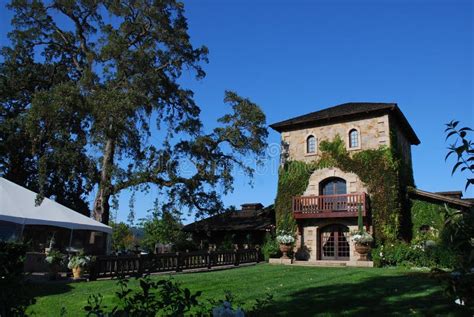 Winery in Napa Valley stock photo. Image of america, wine - 20062120