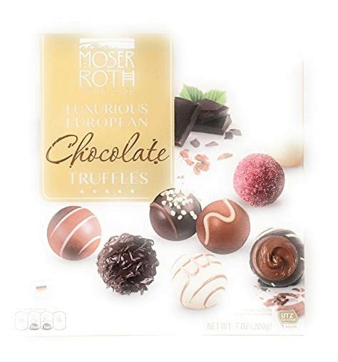 Moser Roth Luxurious European Dark & Milk Chocolate Truffles, 7 Oz Box - Walmart.com