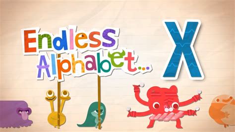 Endless Alphabet A to Z - Letter X - X-RAY, XYLOPHONE | Originator Games - YouTube