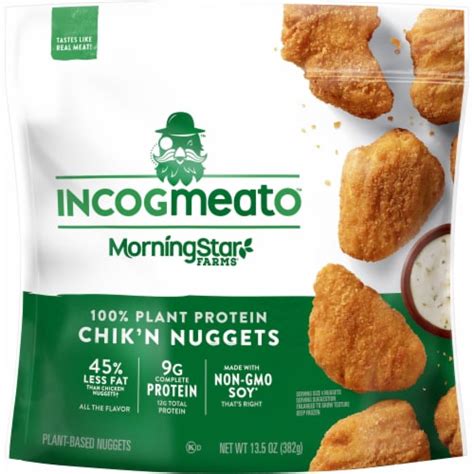 MorningStar Farms Incogmeato Original Meatless Chicken Nuggets, 13.5 oz ...