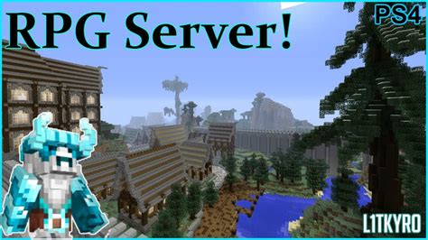 Minecraft [PS4] Medieval RPG Server Tour/Trailer | ImDaBreadnButter - YouTube