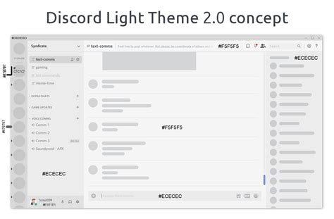 A concept to improve Discord's light Theme? – Discord