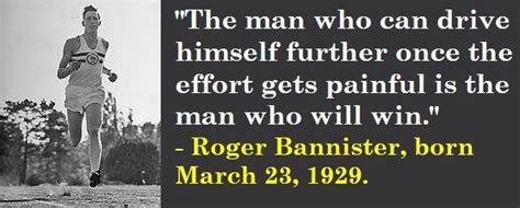 Roger Bannister, born March 23, 1929. #RogerBannister #MarchBirthdays # ...