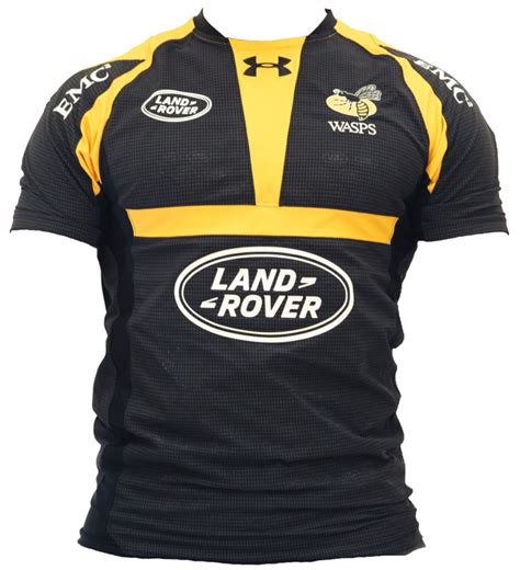 Wasps RFC Under Armour 2015/16 Home & Alternate Shirts | Rugby kit, Rugby jersey, Wasps rugby