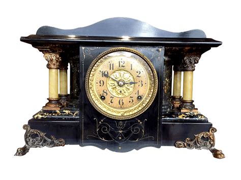 Antique Mantel Clock - Wood Seth Thomas