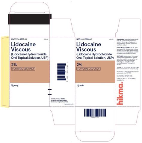 Lidocaine Viscous - Hikma Pharmaceuticals USA Inc.