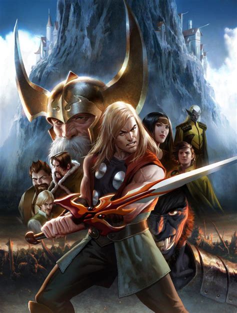 Asgard | Asgard marvel, Thor comic art, Thor comic