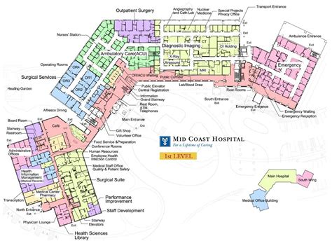 General Hospital Floor Plan - The Floors