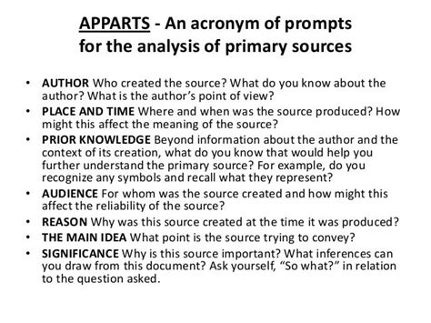 Primary source documents