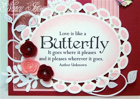 FancyCrafty{Me}: Love is Like a Butterfly