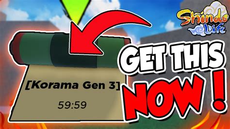 Big RC Code!! Get This *NEW* GEN-3 KORAMA FAST + BOSS LOCATION In Shindo Life New Update! - YouTube