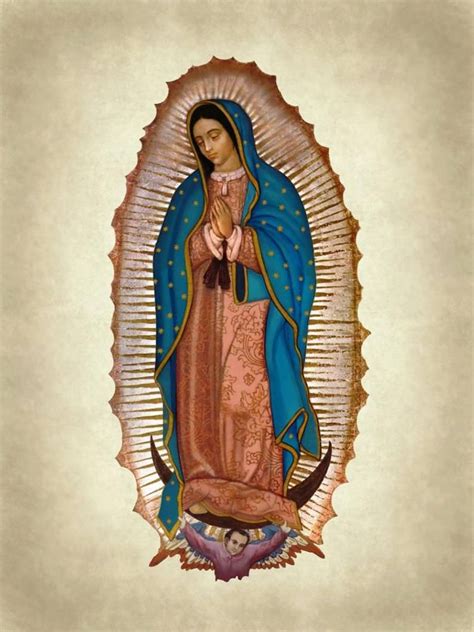 Our Lady of Guadalupe Virgin de Guadalupe Canvas Print | Etsy Catholic Art, Religious Art, Sta ...