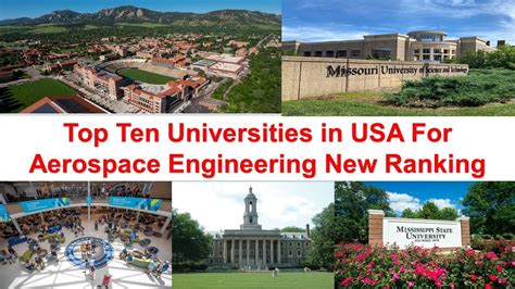 Top Ten Universities in USA For Aerospace Engineering New Ranking - YouTube